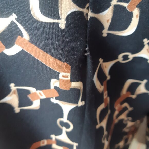 Vintage Hardy Amies Men's 1970's Nylon Black Button Up Shirt - Picture 7 of 14